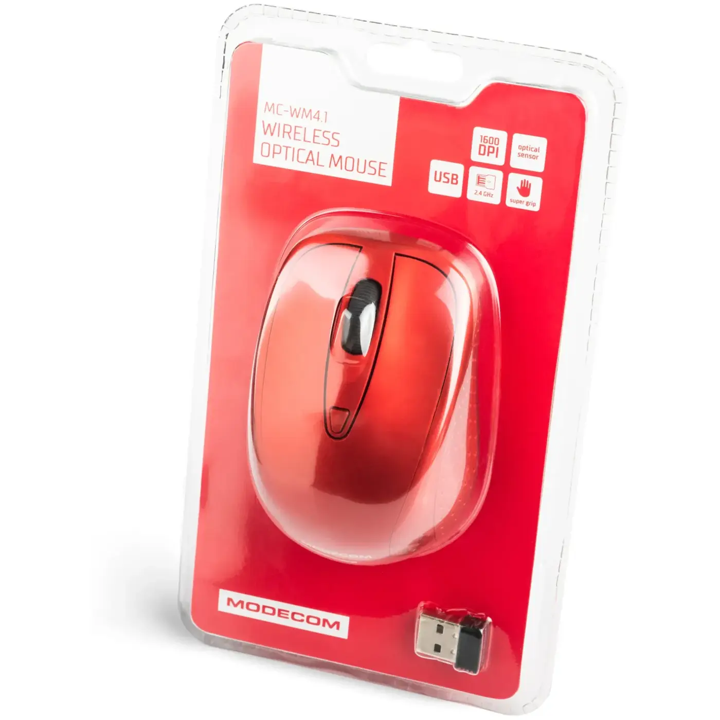 Купити Мишка Modecom MC-WM4.1 Wireless Red (M-MC-0WM4.1-500) - фото 5