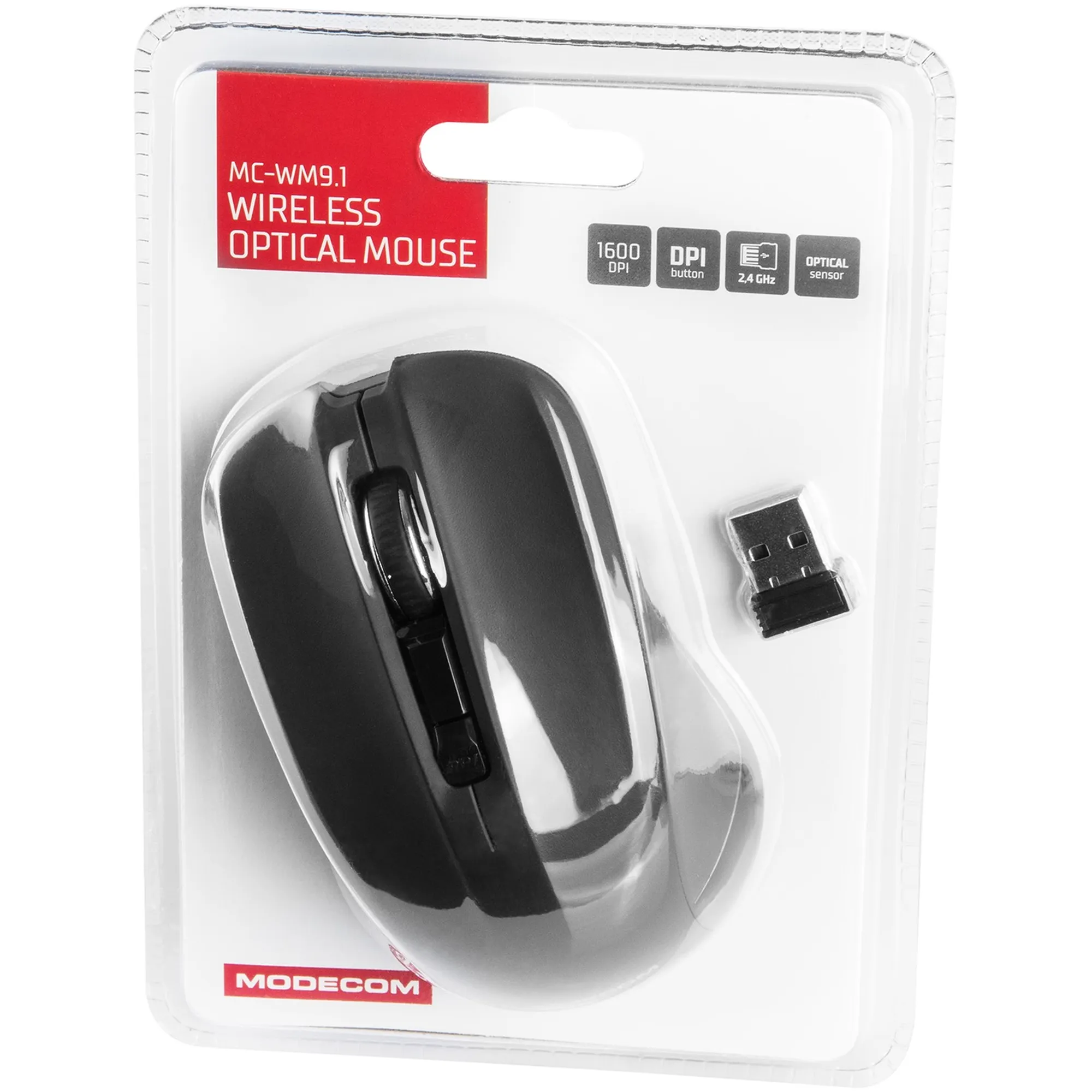 Купити Мишка Modecom MC-WM9.1 Wireless Black (M-MC-0WM9.1-100) - фото 5