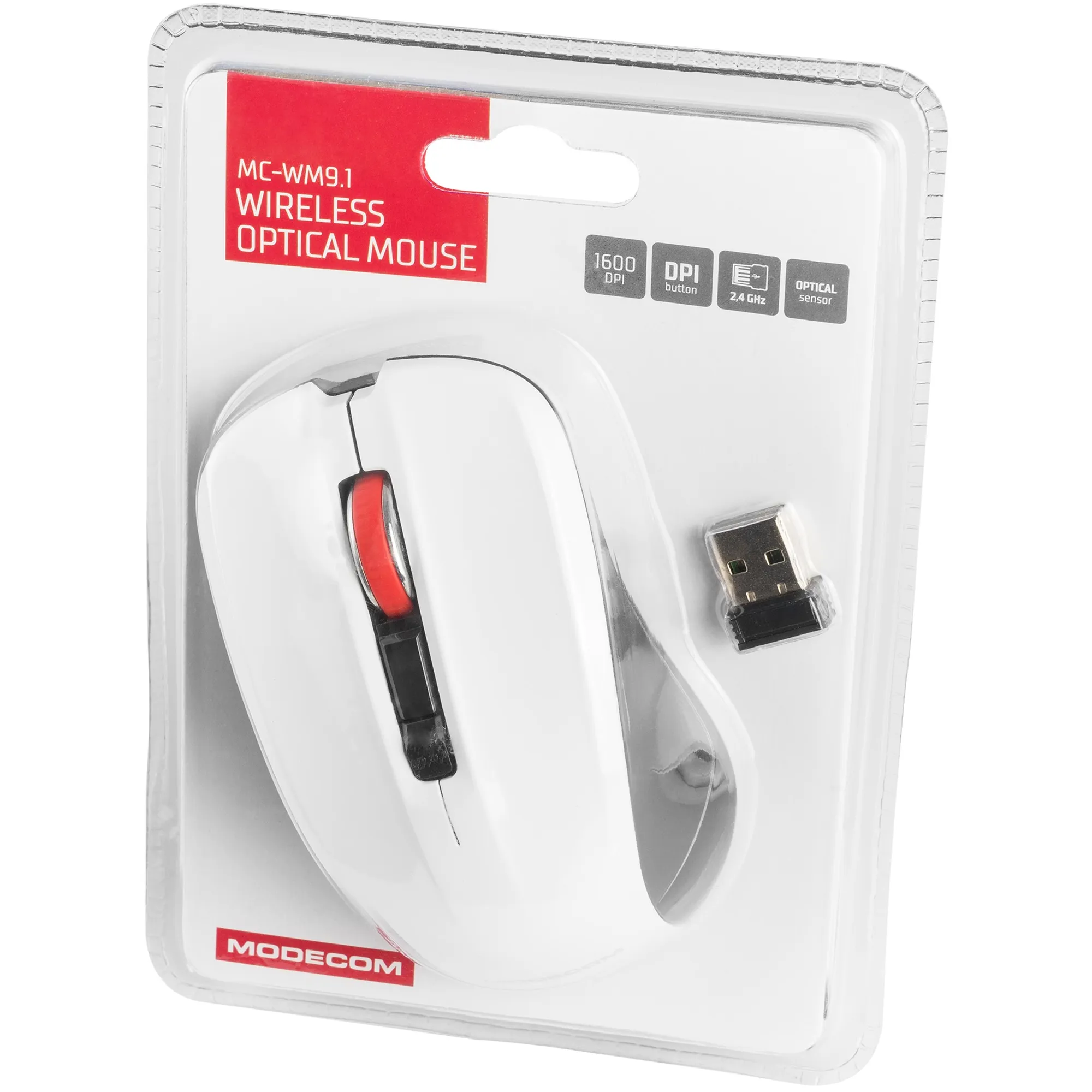 Купити Мишка Modecom MC-WM9.1 Wireless Black-White (M-MC-0WM9.1-200) - фото 5