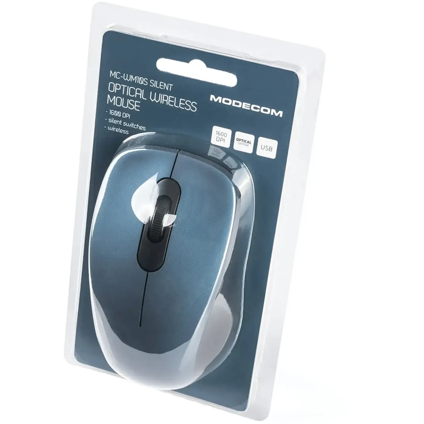 Купити Мишка Modecom MC-WM10S Silent Wireless Blue (M-MC-WM10S-400) - фото 3