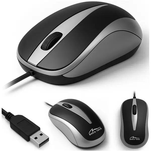 Купити Мишка Media-Tech Plano USB Silver (MT1091S) - фото 5