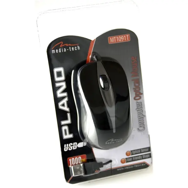 Купити Мишка Media-Tech Plano USB Grey (MT1091T) - фото 3