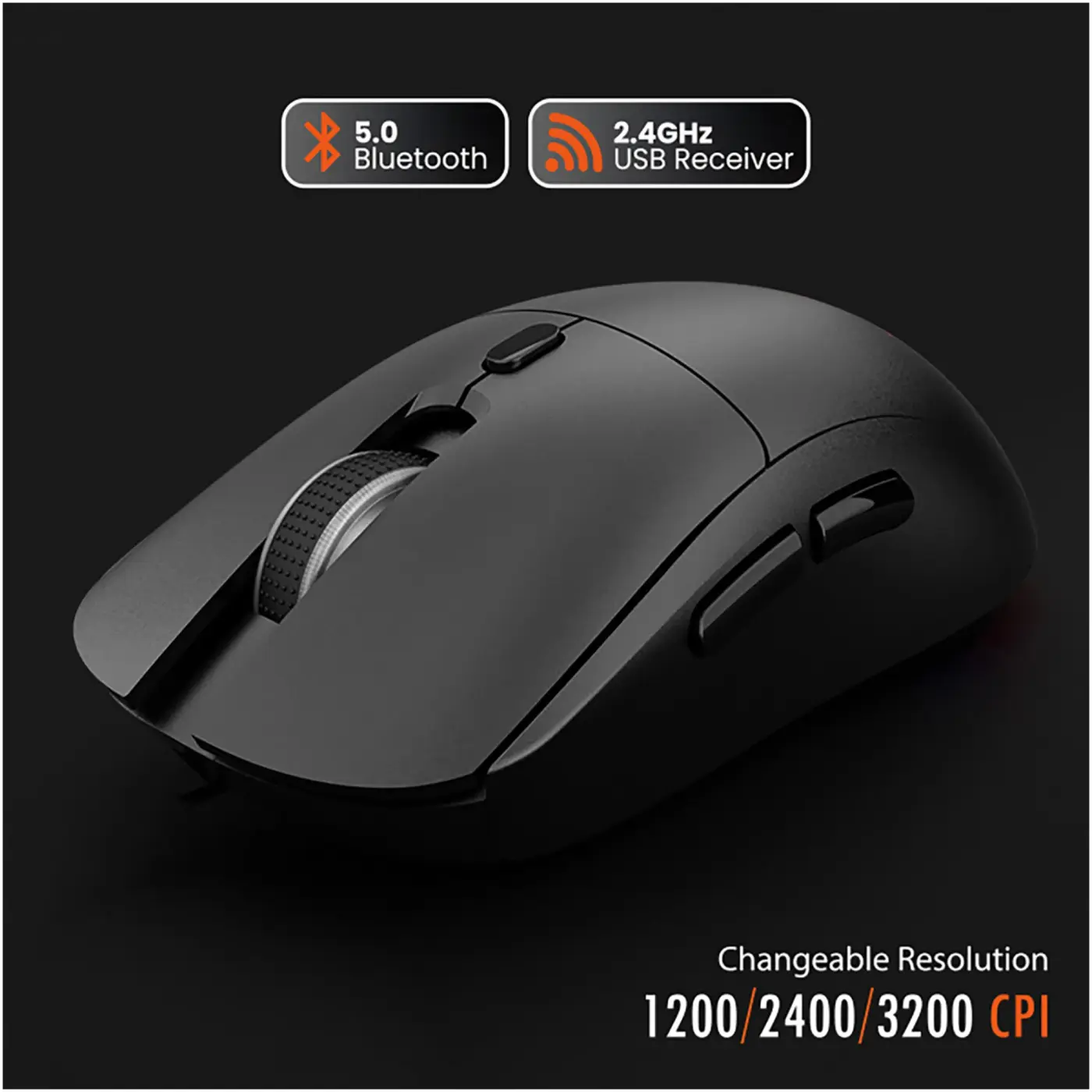 Купити Мишка Media-Tech MT1124 Silent Wireless Black (MT1124) - фото 7