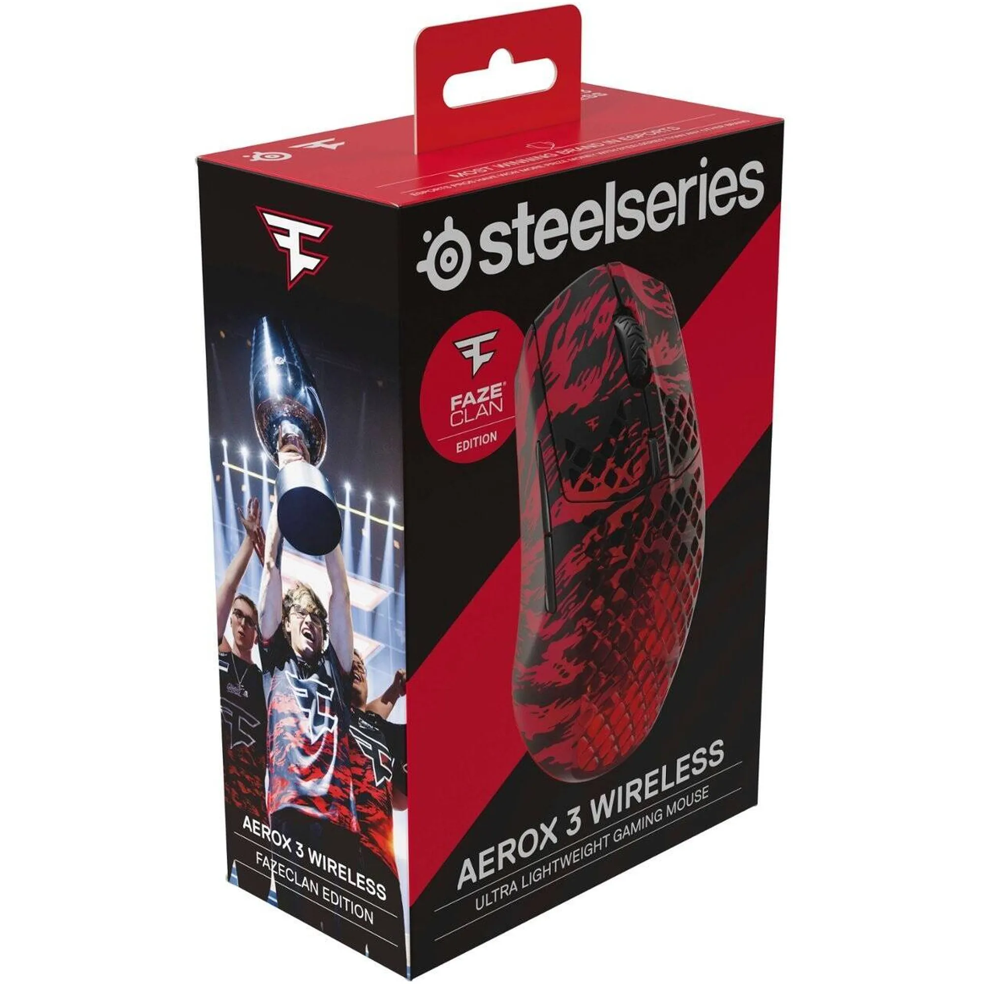 Купити Мишка SteelSeries Aerox 3 Wireless Faze Clan Edition (62609) - фото 3