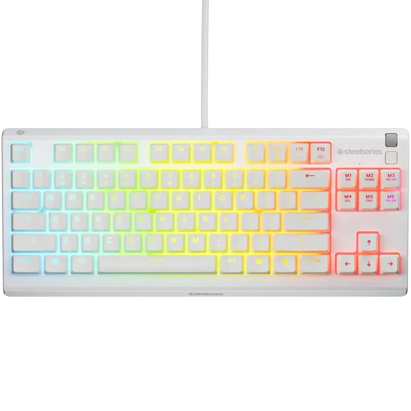 Купить Клавиатура SteelSeries Apex 3 TKL USB UA White (64819) - фото 1