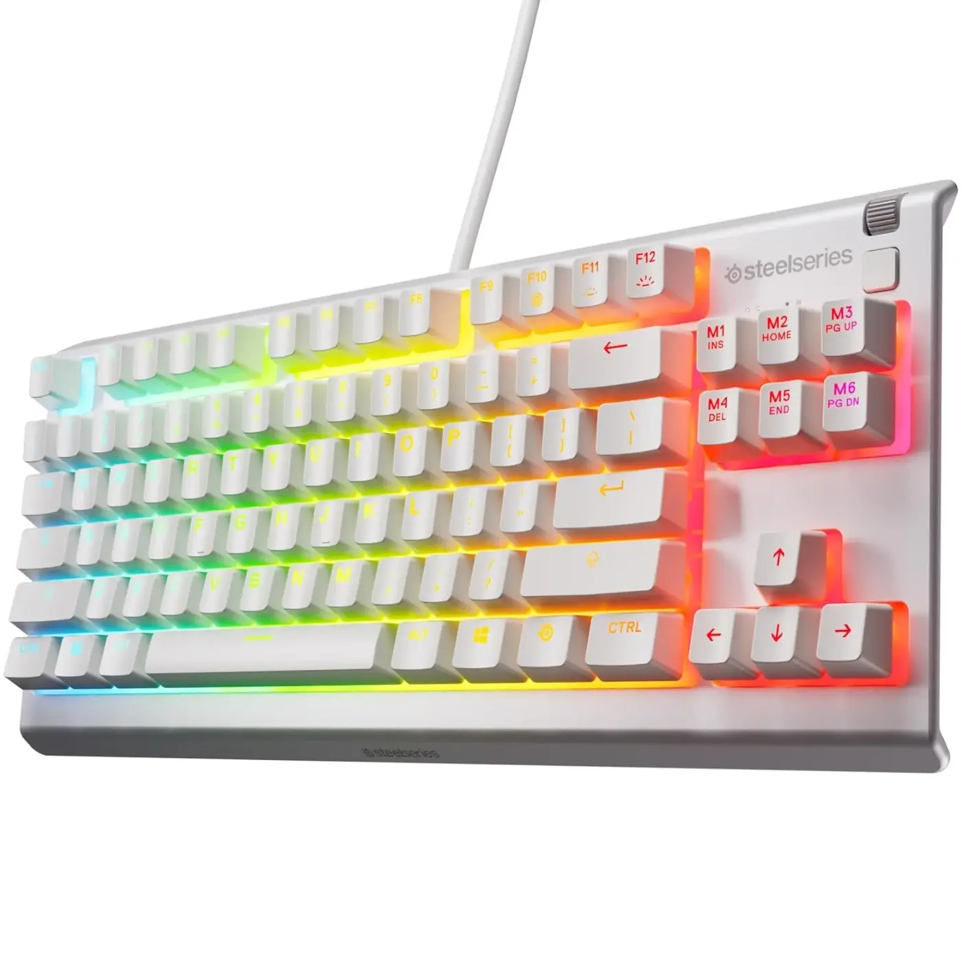 Купить Клавиатура SteelSeries Apex 3 TKL USB UA White (64819) - фото 2