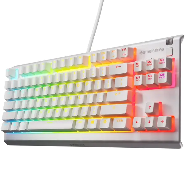 Купить Клавиатура SteelSeries Apex 3 TKL USB UA White (64819) - фото 2