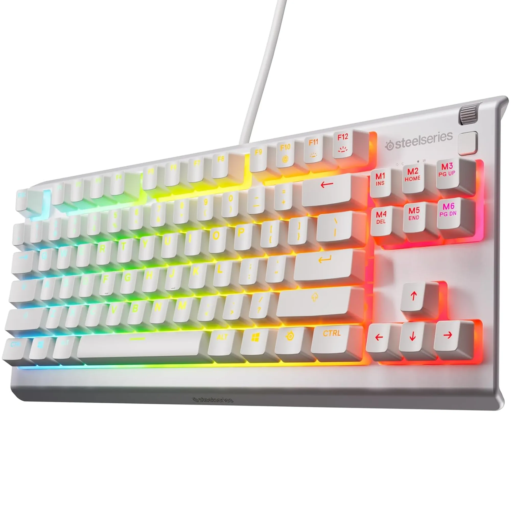 Купить Клавиатура SteelSeries Apex 3 TKL USB UA White (64819) - фото 2