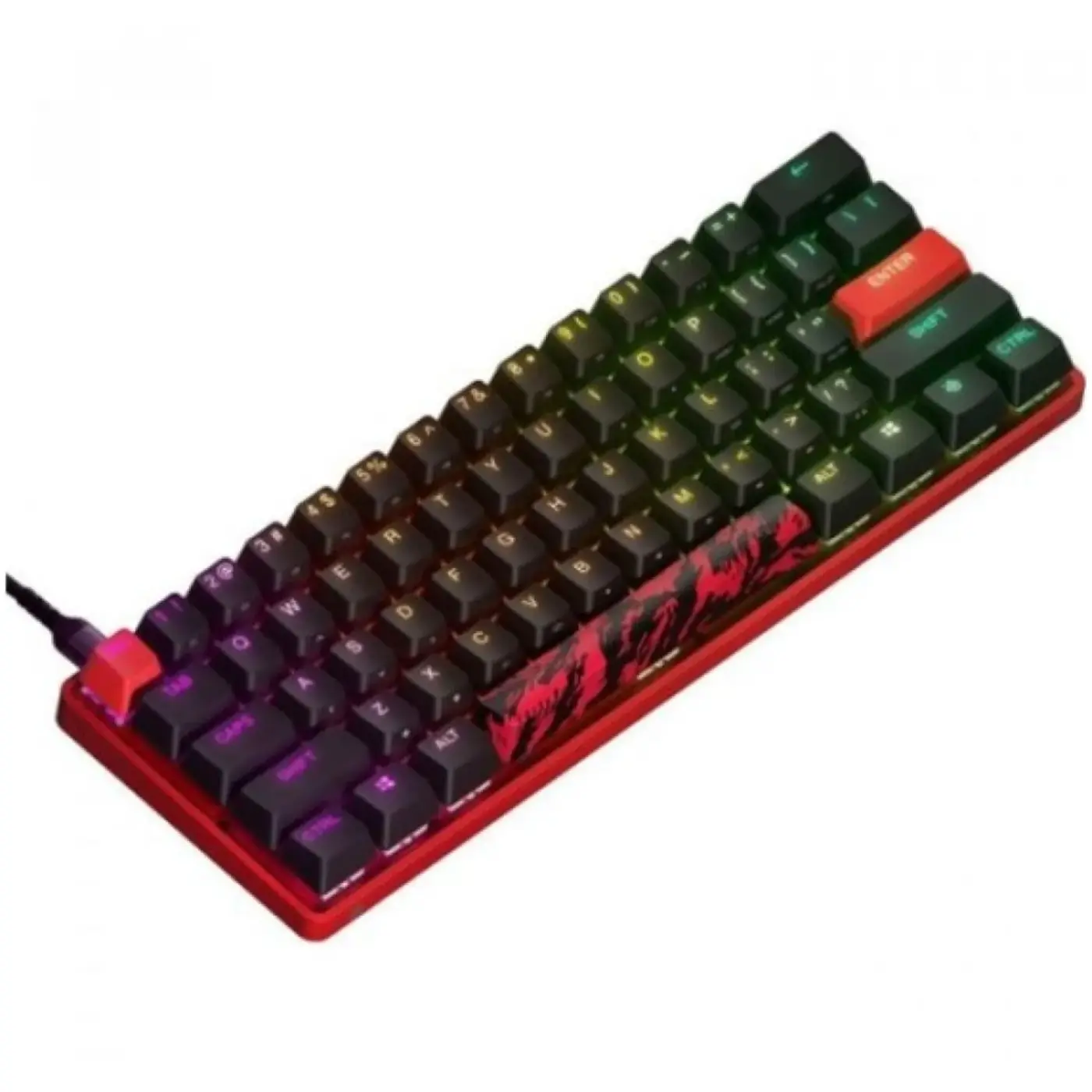 Купити Клавіатура SteelSeries Apex 9 TKL OptiPoint Mini Faze Clan USB UA Red/Black (64853) - фото 2