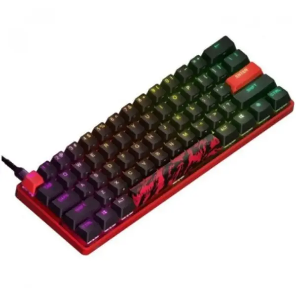 Купити Клавіатура SteelSeries Apex 9 TKL OptiPoint Mini Faze Clan USB UA Red/Black (64853) - фото 2