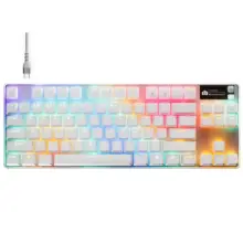 Купить Клавиатура SteelSeries Apex Pro TKL Gen 3 HyperMagnetic OmniPoint 3.0 OLED USB UA White (64898) - фото 2