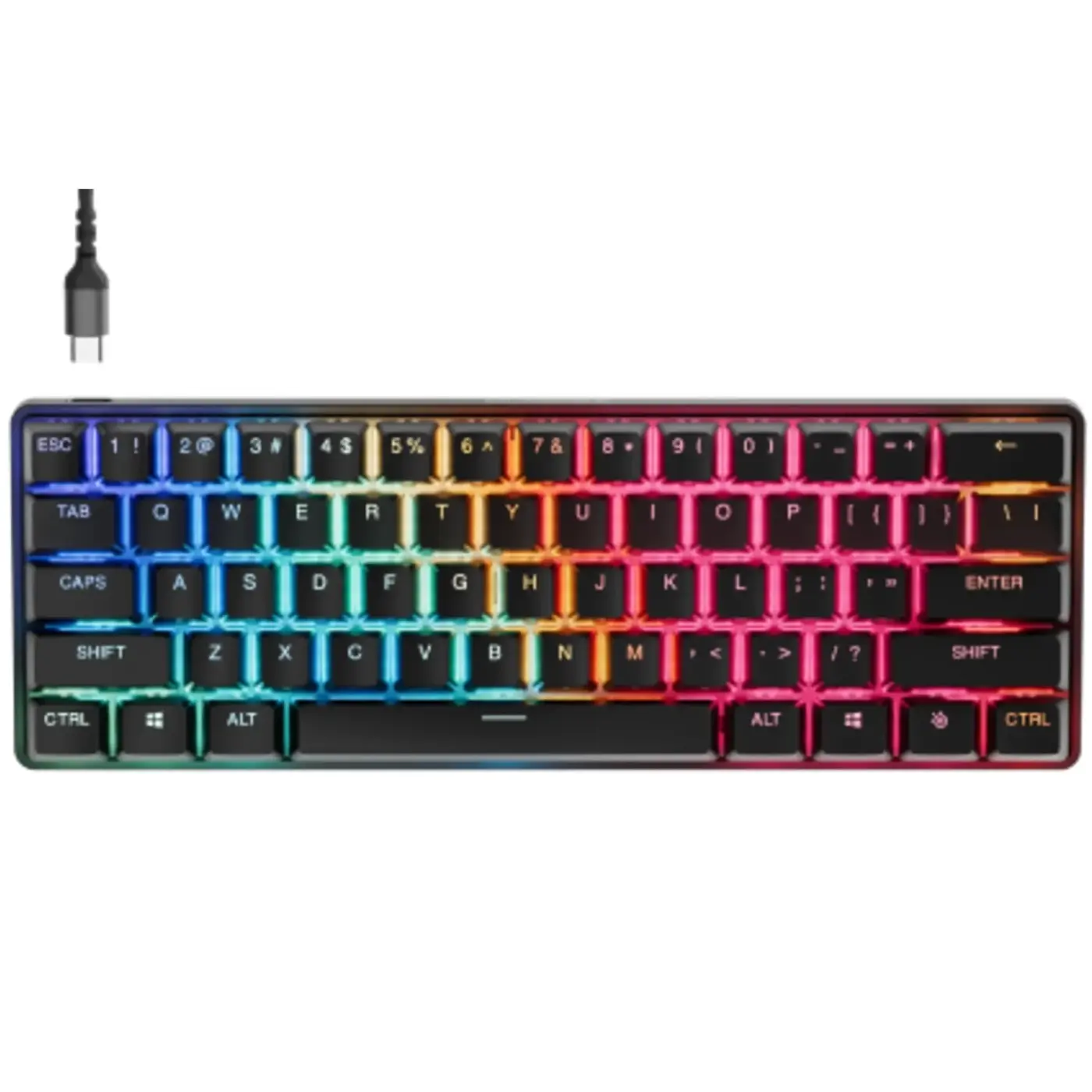 Купить Клавиатура SteelSeries Apex Pro Mini Gen 3 HyperMagnetic OmniPoint 3.0 USB UA Black (64913) - фото 1
