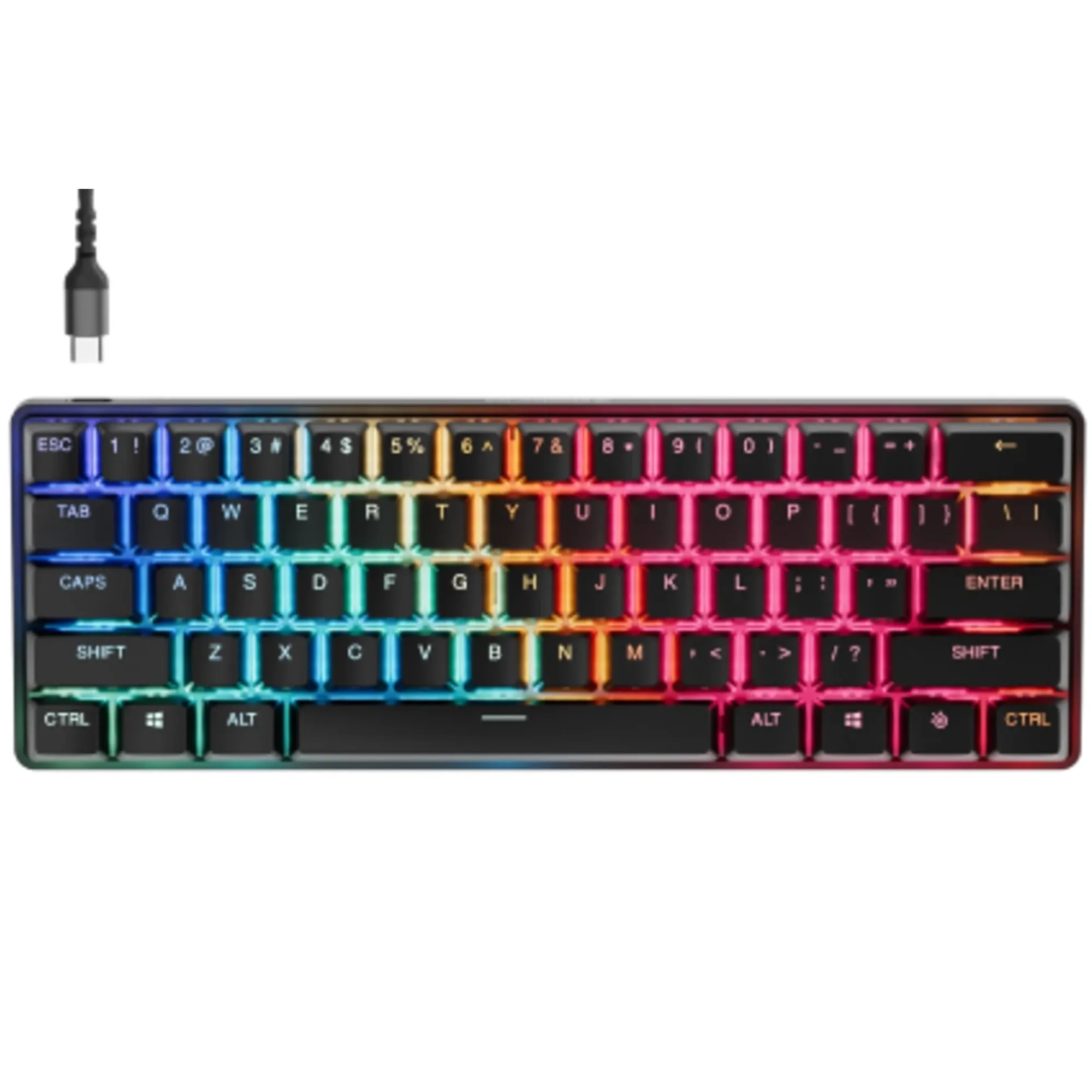 Купить Клавиатура SteelSeries Apex Pro Mini Gen 3 HyperMagnetic OmniPoint 3.0 USB UA Black (64913) - фото 1