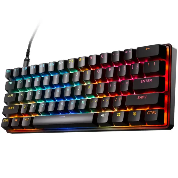 Купить Клавиатура SteelSeries Apex Pro Mini Gen 3 HyperMagnetic OmniPoint 3.0 USB UA Black (64913) - фото 2