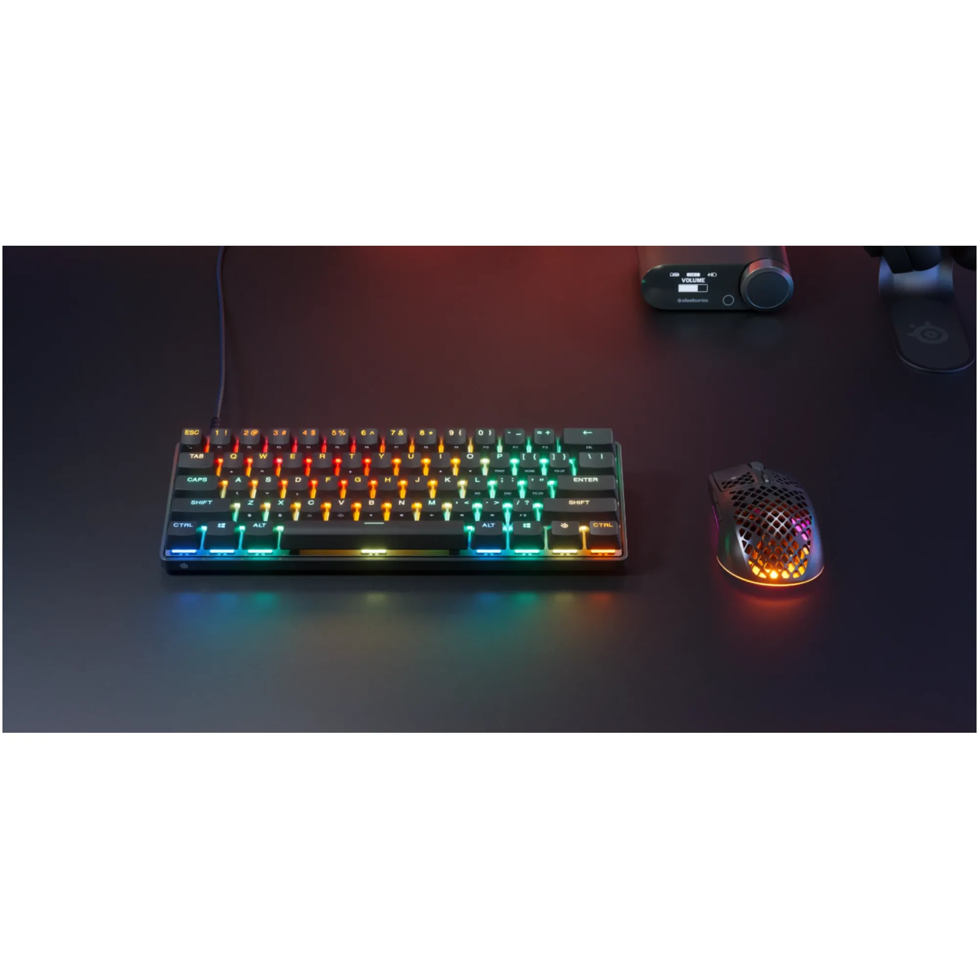 Купить Клавиатура SteelSeries Apex Pro Mini Gen 3 HyperMagnetic OmniPoint 3.0 USB UA Black (64913) - фото 4