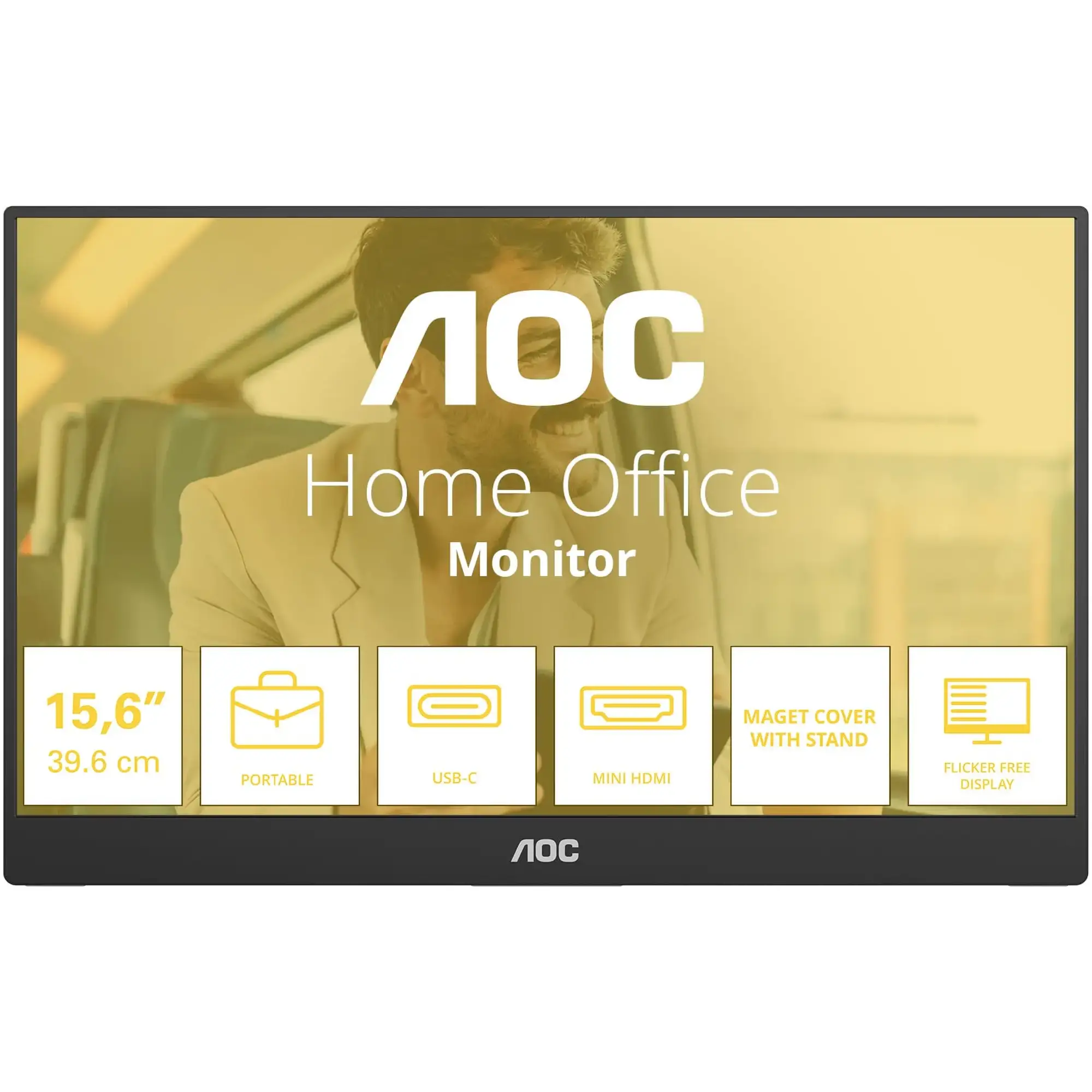 Купить Монитор портативный 15.6" AOC 16T20E2 - фото 1