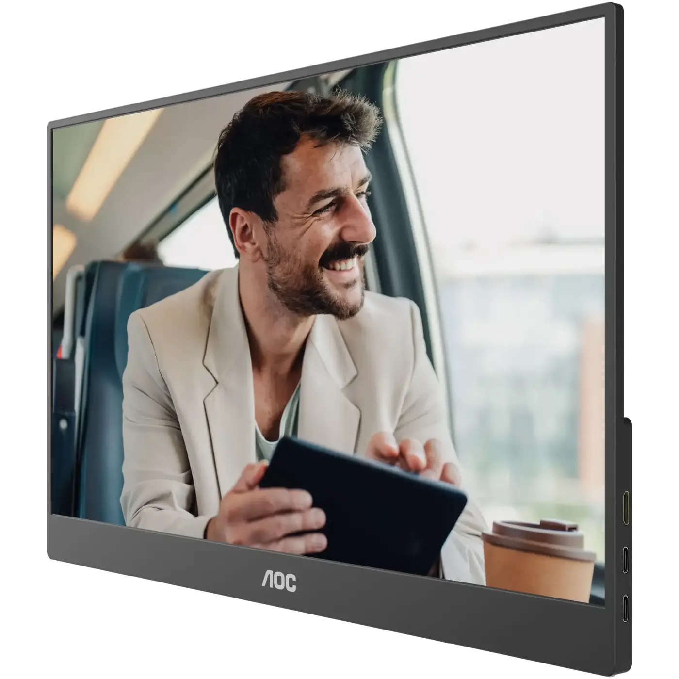 Купить Монитор портативный 15.6" AOC 16T20E2 - фото 4