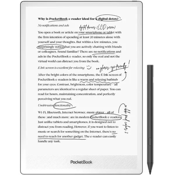 Купить Электронная книга PocketBook InkPad One Matte Black (PB1030-8-WW) - фото 2