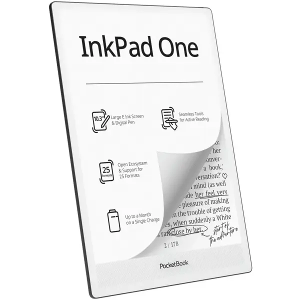 Купить Электронная книга PocketBook InkPad One Matte Black (PB1030-8-WW) - фото 3