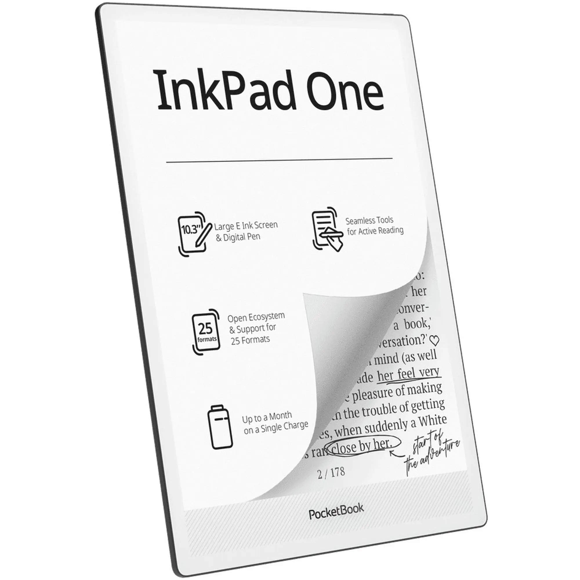 Купить Электронная книга PocketBook InkPad One Matte Black (PB1030-8-WW) - фото 3