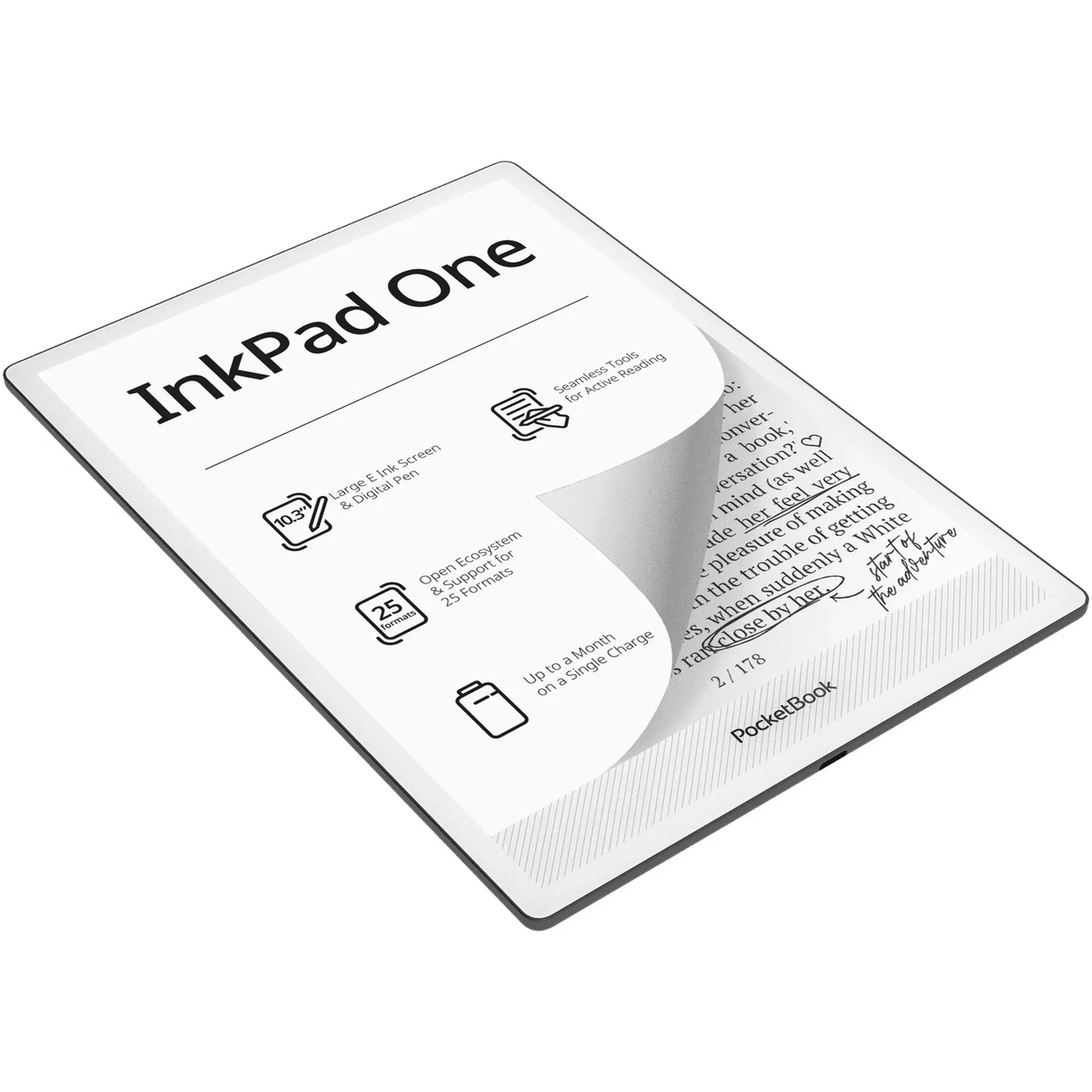 Купить Электронная книга PocketBook InkPad One Matte Black (PB1030-8-WW) - фото 5