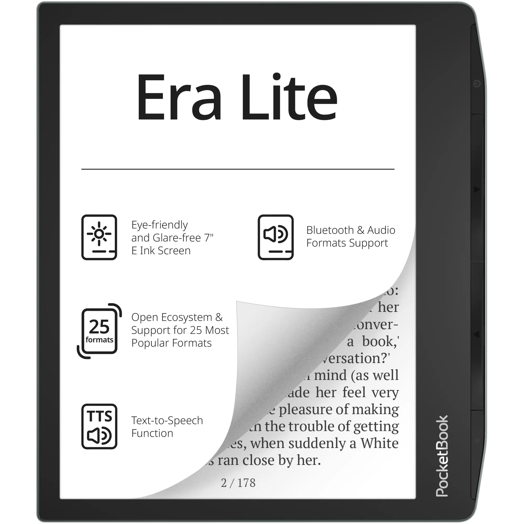 Купить Электронная книга PocketBook 710 Era Lite Stone Green (PB710-9-WW) - фото 1