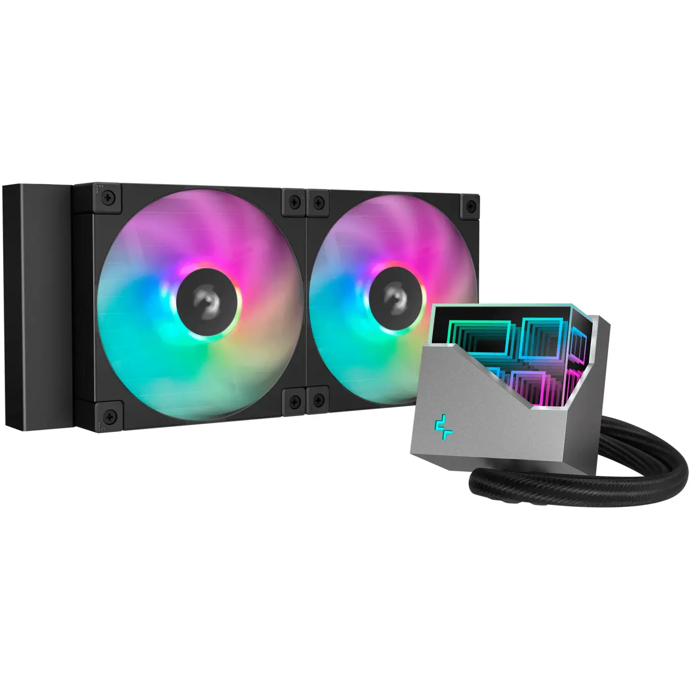 Купити Система водяного охолодження DeepCool LT240 ARGB Black (R-LT240-BKAMNC-G-1) - фото 1