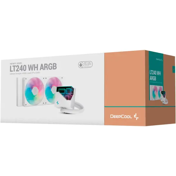 Купити Система водяного охолодження DeepCool LT240 ARGB White (R-LT240-WHAMNC-G-1) - фото 6