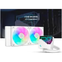 Купити Система водяного охолодження DeepCool LT240 ARGB White (R-LT240-WHAMNC-G-1) - фото 7