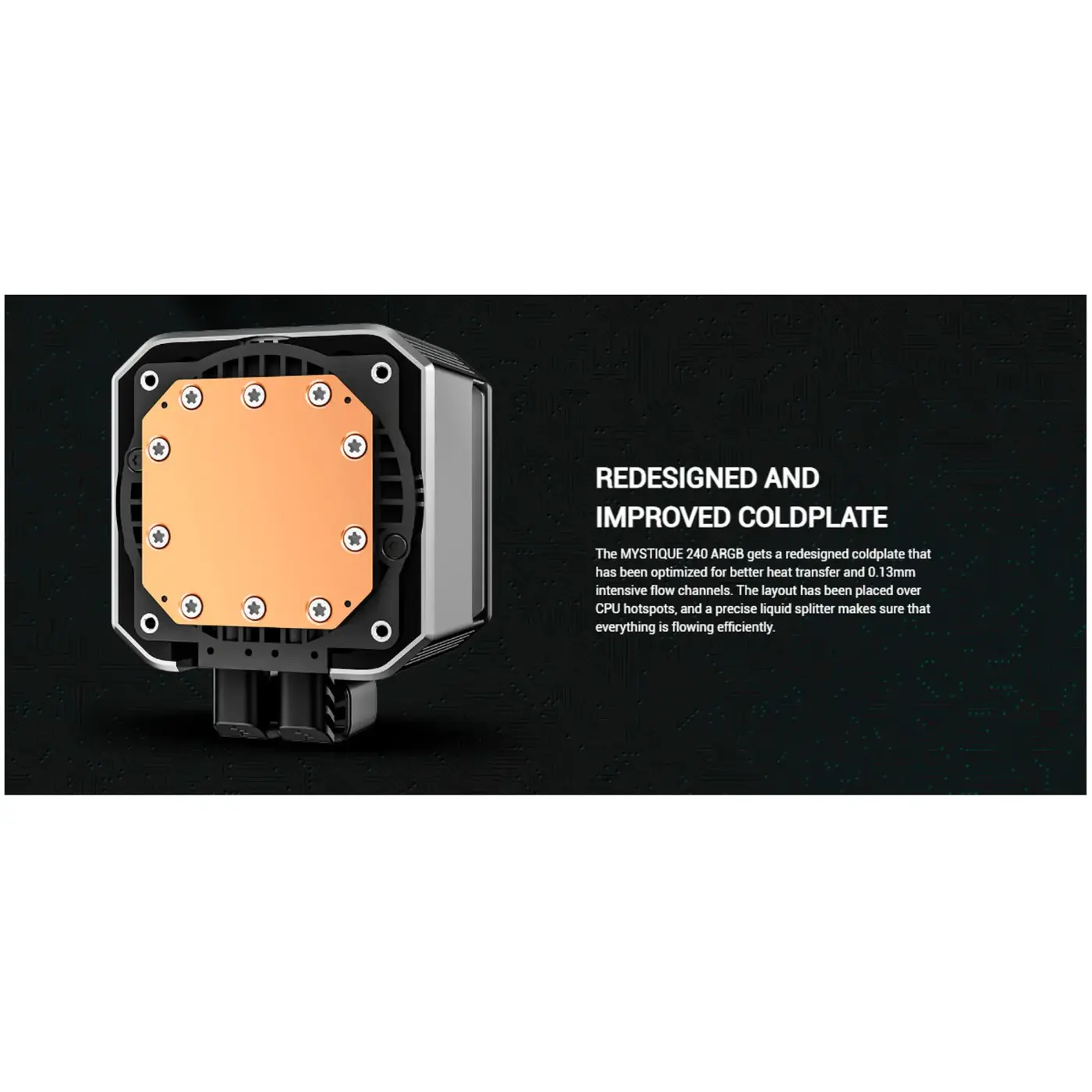 Купити Система водяного охолодження DeepCool Mystique 240 ARGB Black (R-LX550-BKADSNC-G-1) - фото 6