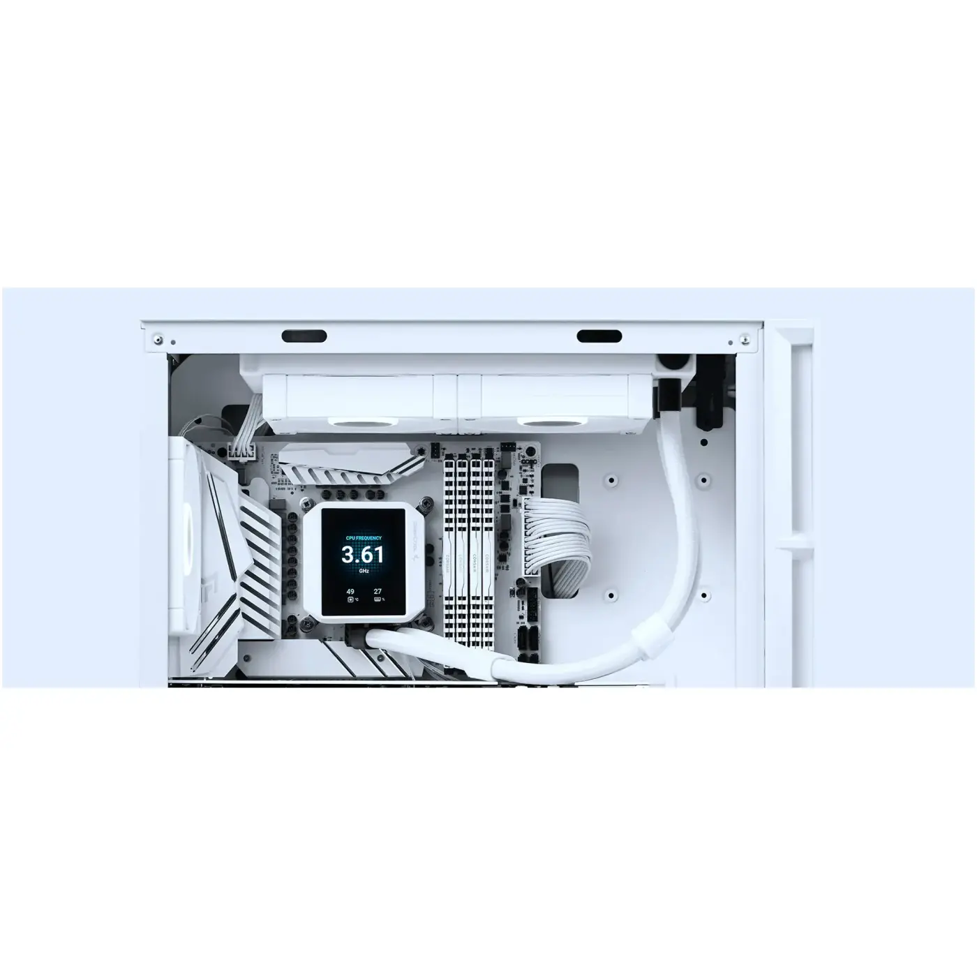 Купити Система водяного охолодження DeepCool Mystique 240 ARGB White (R-LX240-WHDSNMCP-G-1) - фото 8