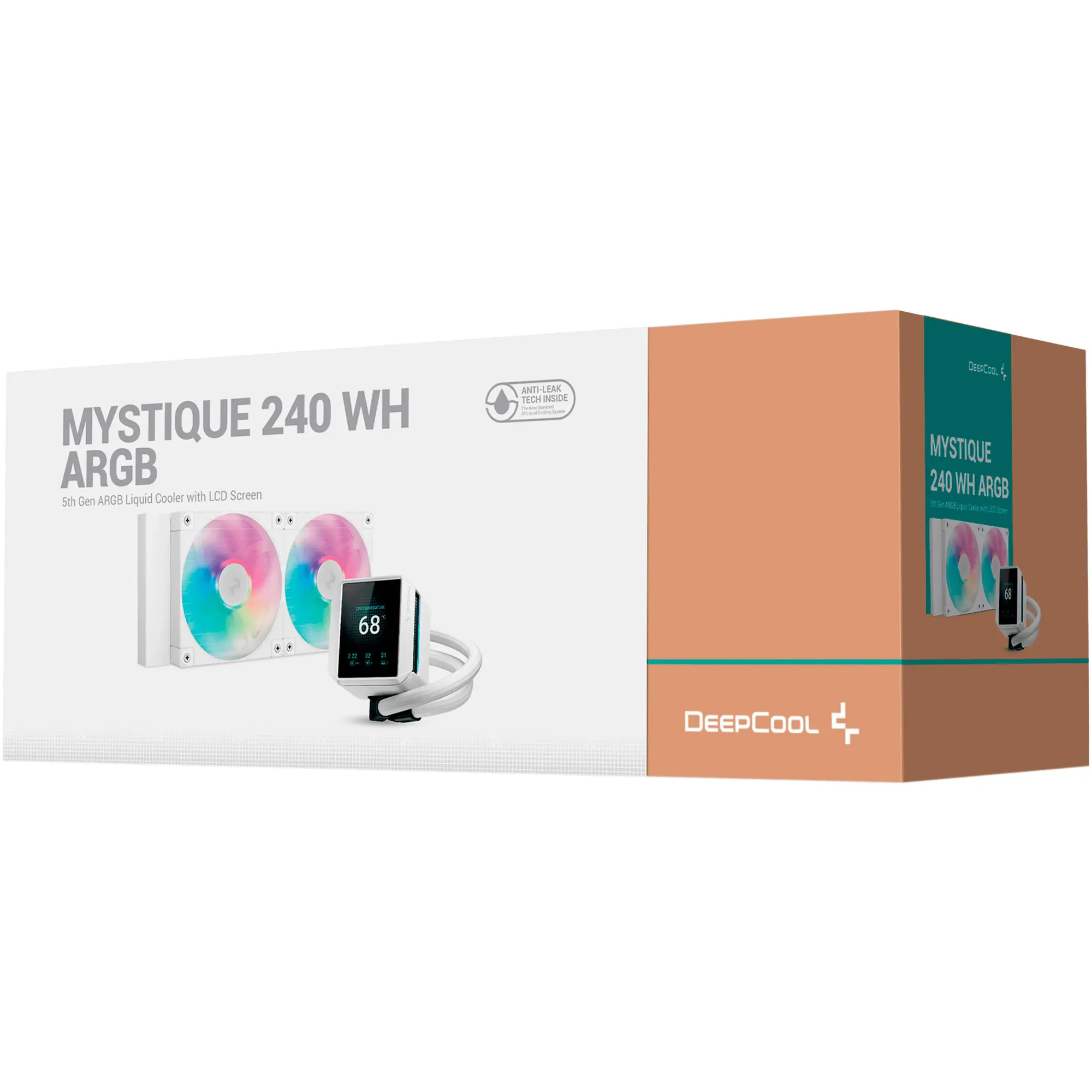 Купити Система водяного охолодження DeepCool Mystique 240 ARGB White (R-LX240-WHDSNMCP-G-1) - фото 9