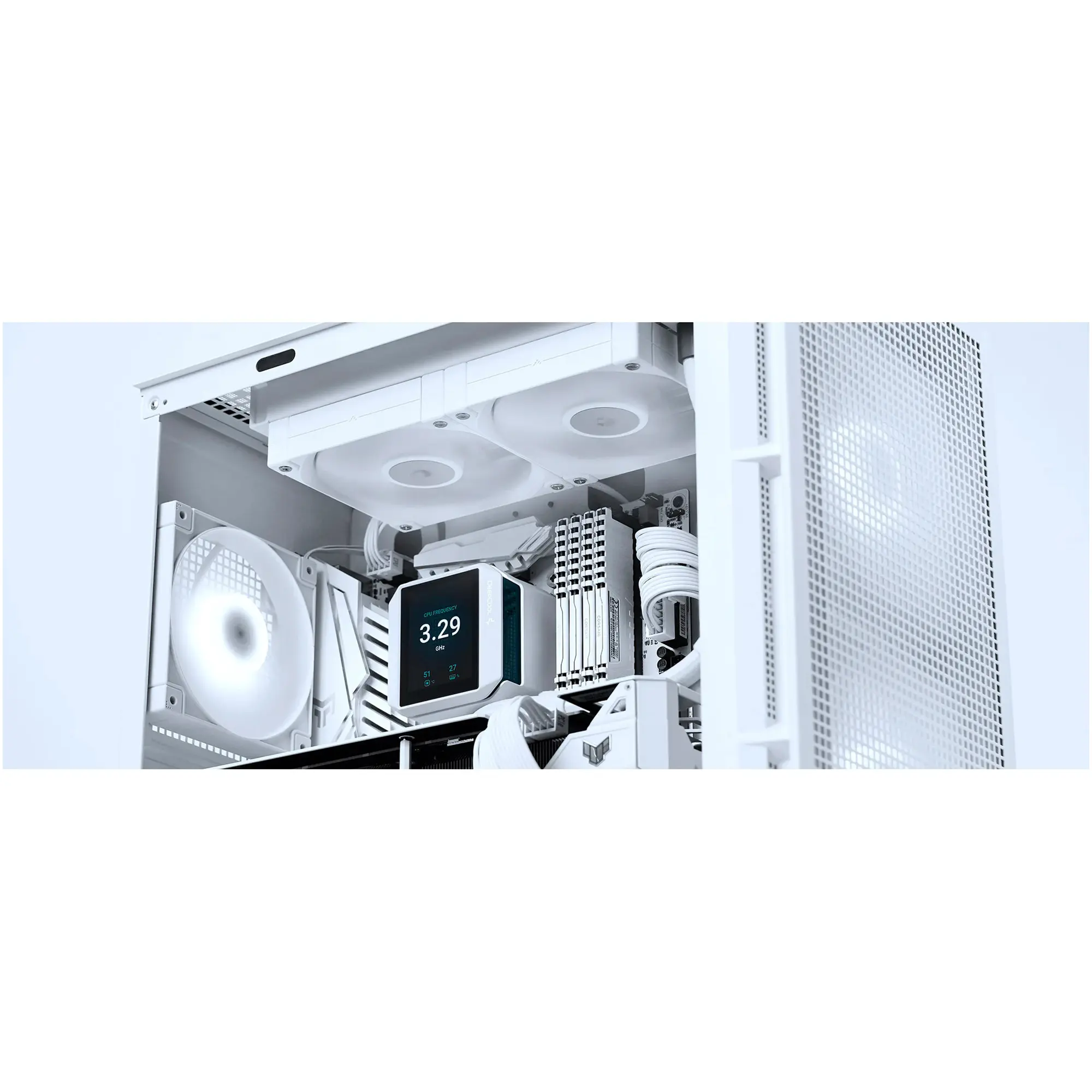 Купити Система водяного охолодження DeepCool Mystique 240 White (R-LX240-WHDSNMP-G-1) - фото 6