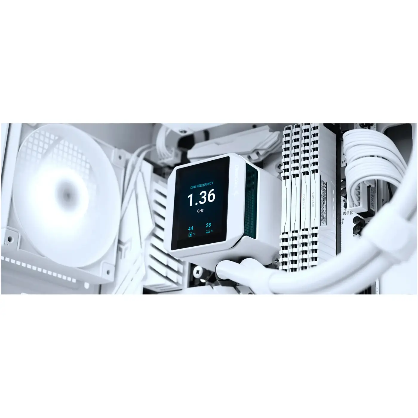 Купити Система водяного охолодження DeepCool Mystique 240 White (R-LX240-WHDSNMP-G-1) - фото 7