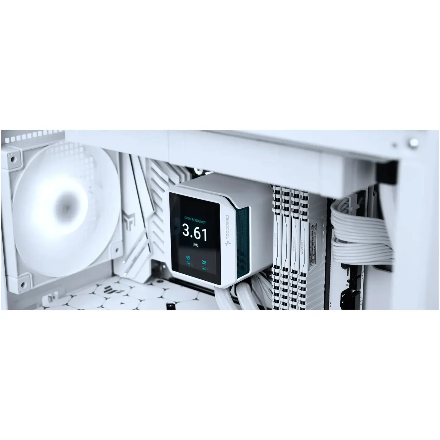 Купити Система водяного охолодження DeepCool Mystique 240 White (R-LX240-WHDSNMP-G-1) - фото 8