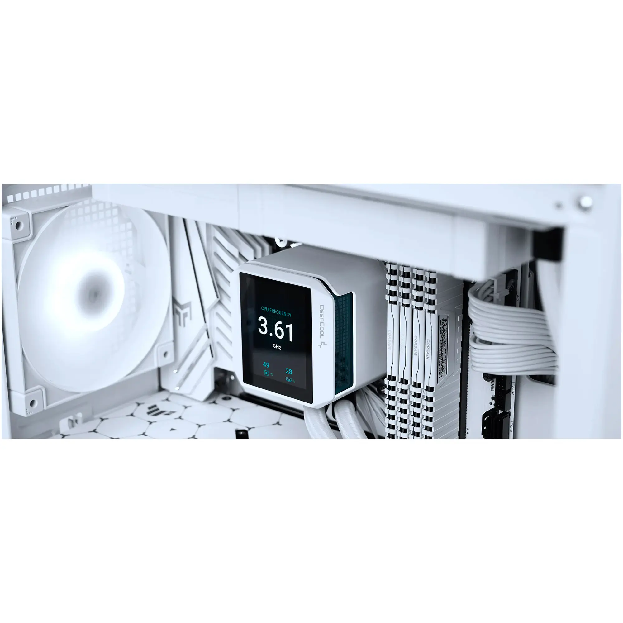 Купити Система водяного охолодження DeepCool Mystique 240 White (R-LX240-WHDSNMP-G-1) - фото 8