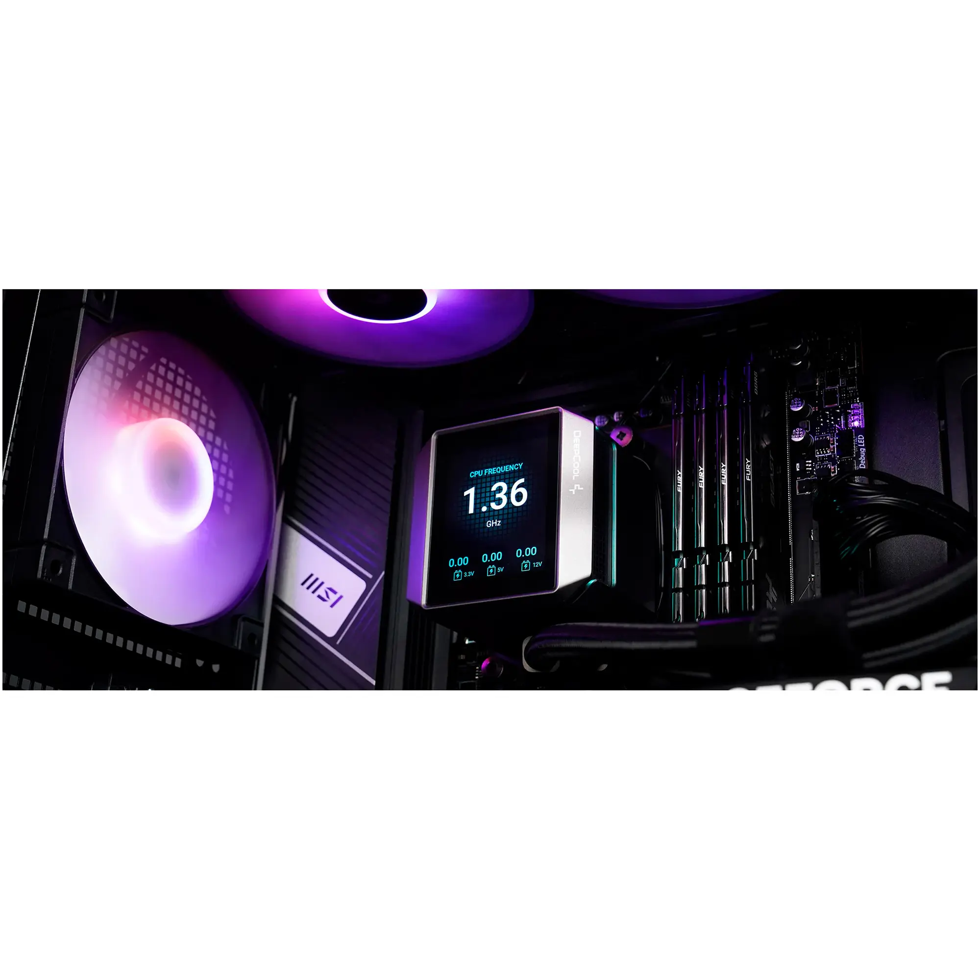 Купити Система водяного охолодження DeepCool Mystique 360 ARGB Black (R-LX750-BKADSNC-G-1) - фото 6
