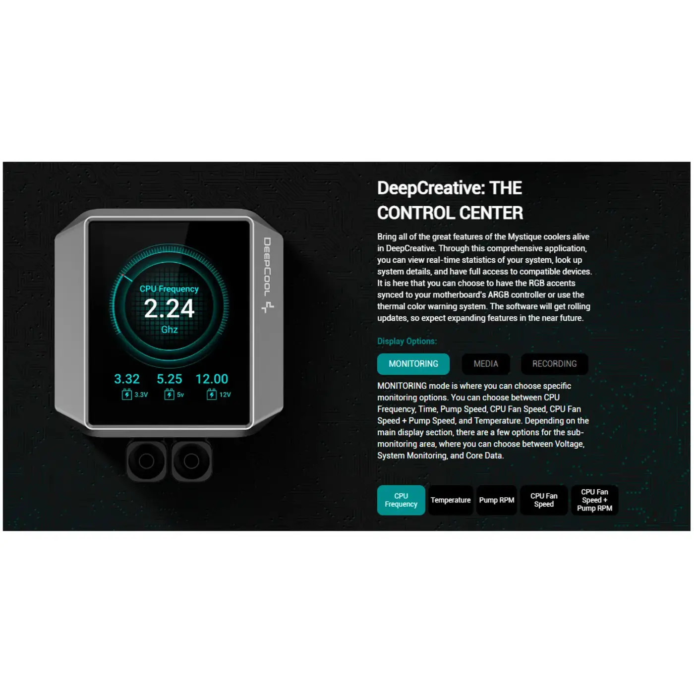 Купити Система водяного охолодження DeepCool Mystique 360 ARGB Black (R-LX750-BKADSNC-G-1) - фото 13