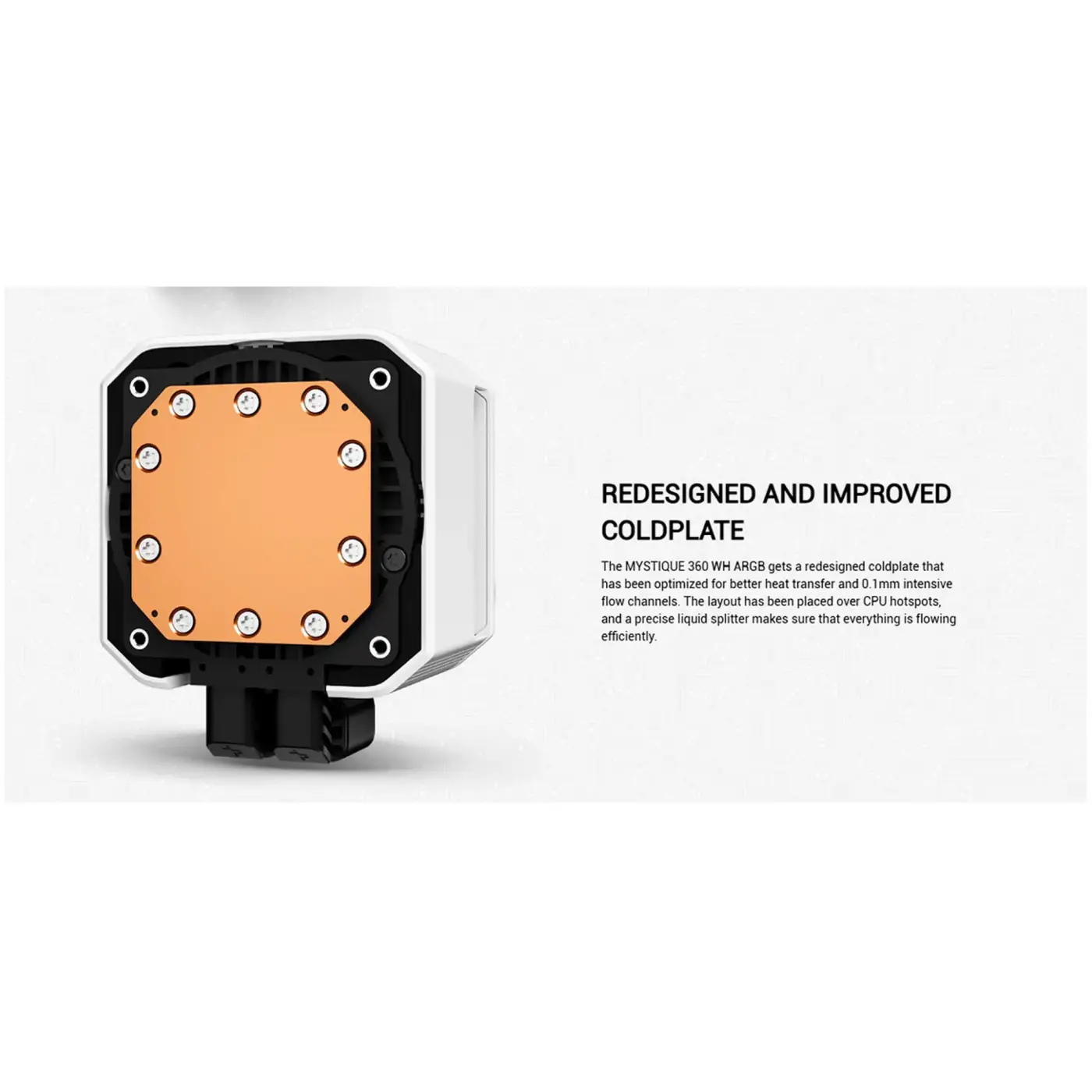 Купити Система водяного охолодження DeepCool Mystique 360 ARGB White (R-LX360-WHDSNMCP-G-1) - фото 6