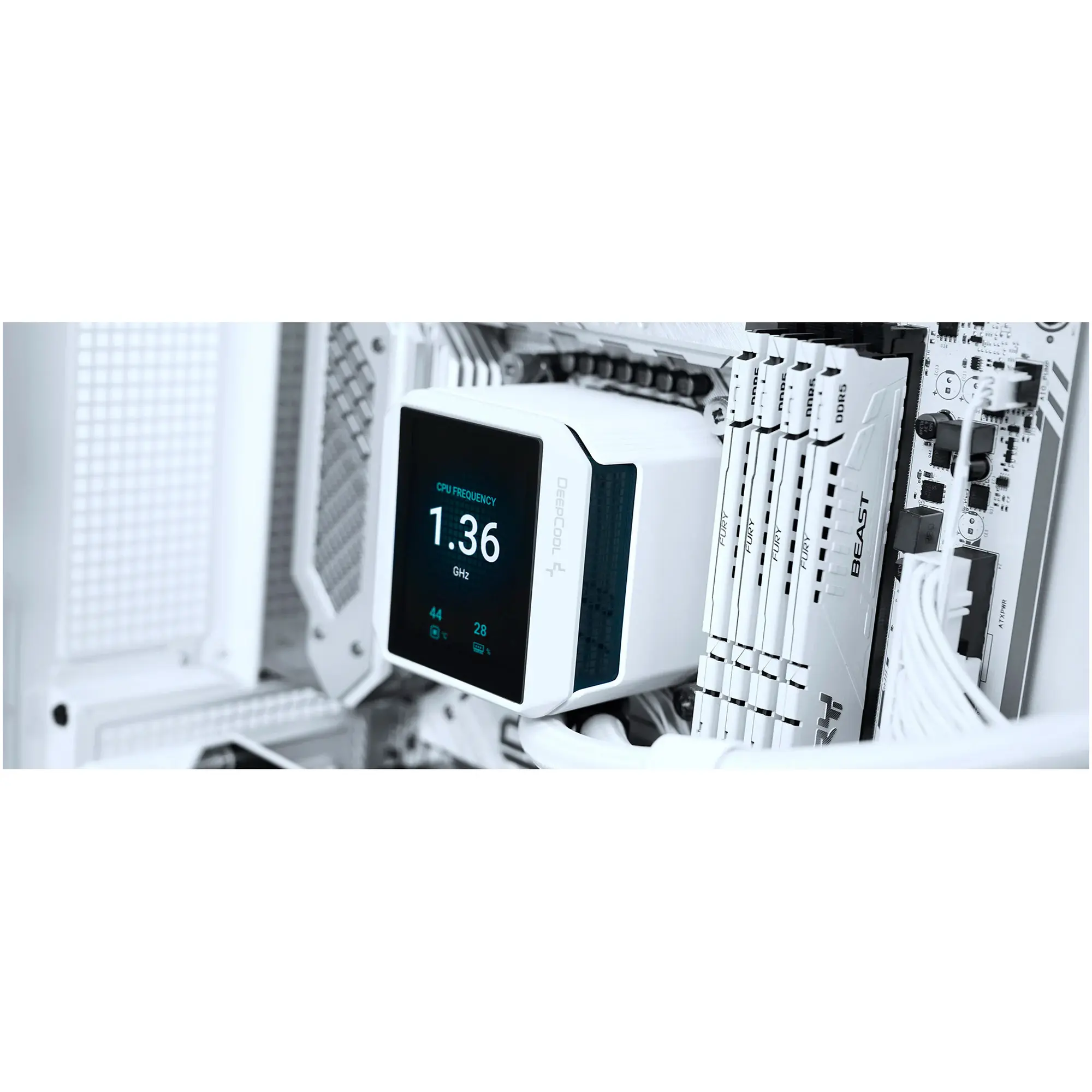 Купити Система водяного охолодження DeepCool Mystique 360 ARGB White (R-LX360-WHDSNMCP-G-1) - фото 13