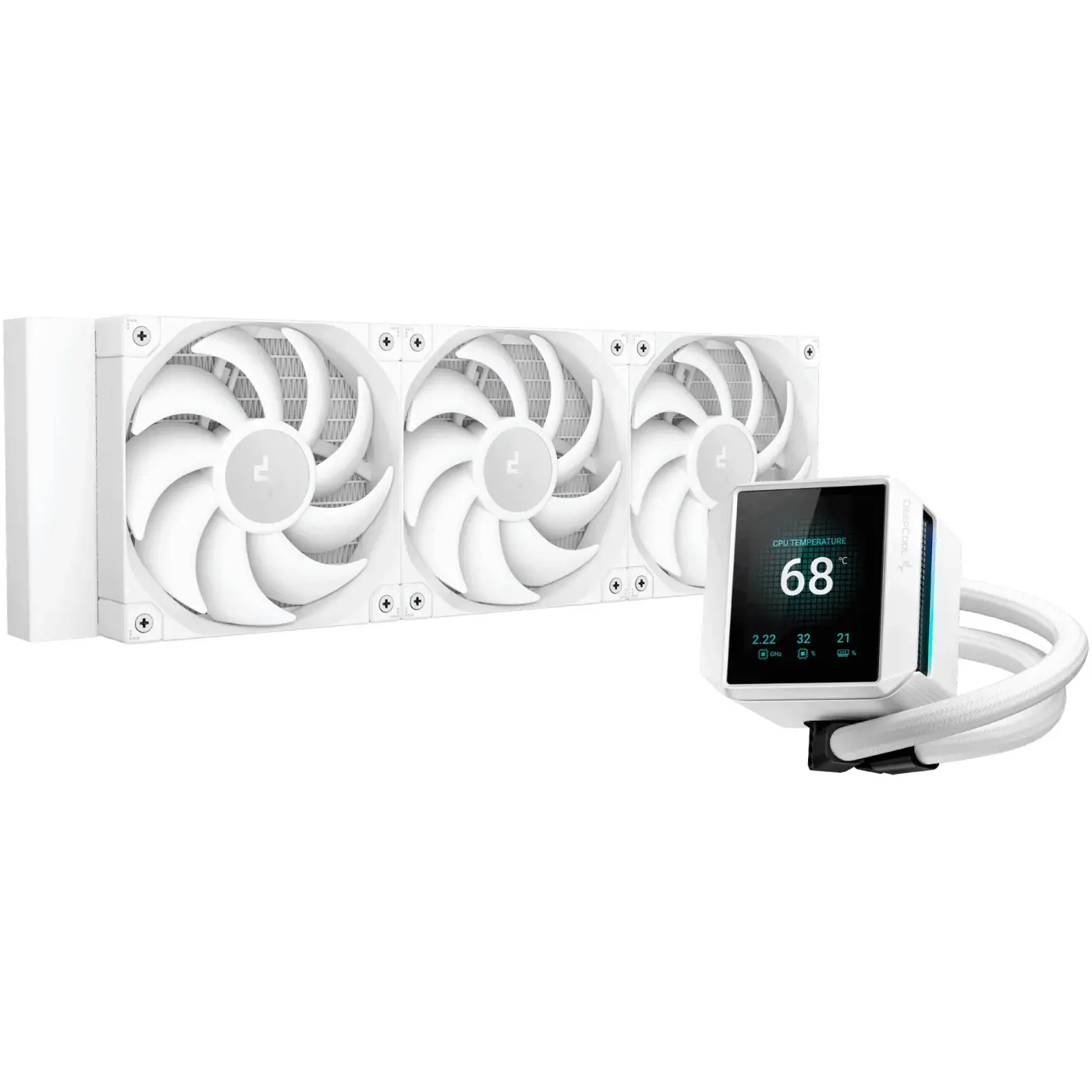 Купити Система водяного охолодження DeepCool Mystique 360 White (R-LX360-WHDSNMP-G-1) - фото 1