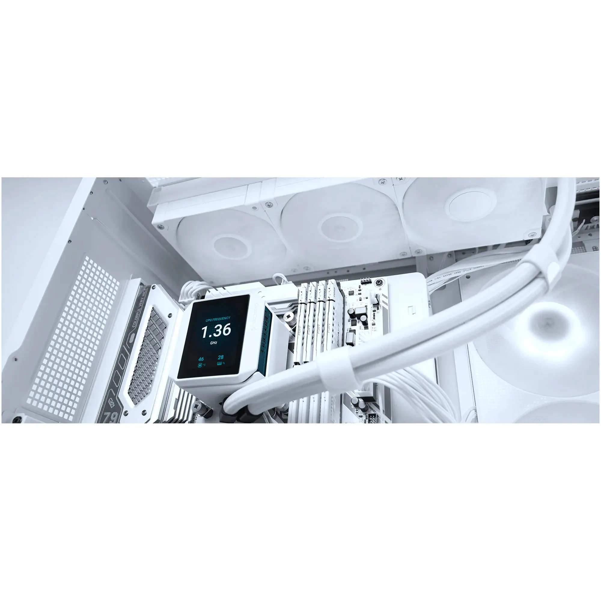 Купити Система водяного охолодження DeepCool Mystique 360 White (R-LX360-WHDSNMP-G-1) - фото 6