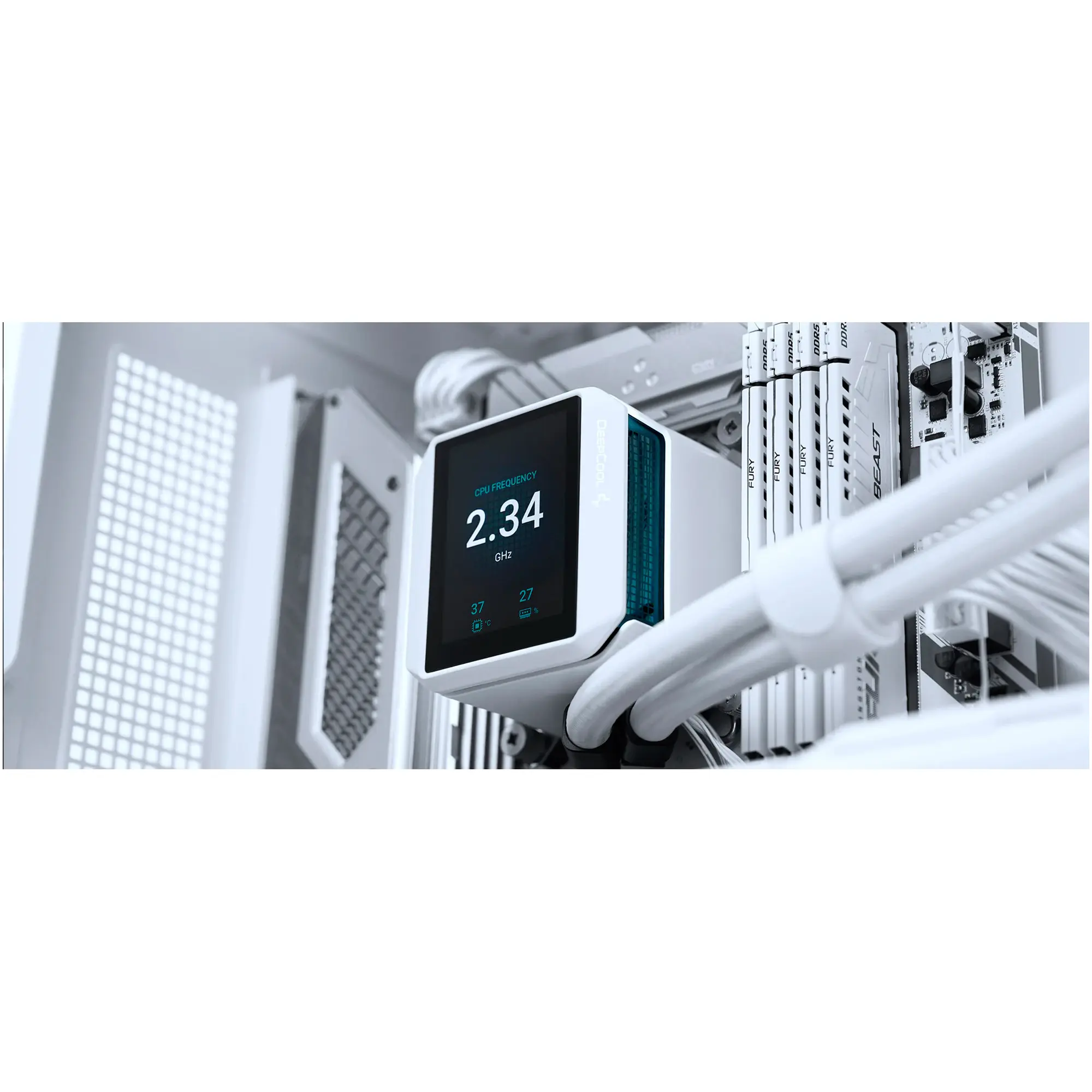 Купити Система водяного охолодження DeepCool Mystique 360 White (R-LX360-WHDSNMP-G-1) - фото 8