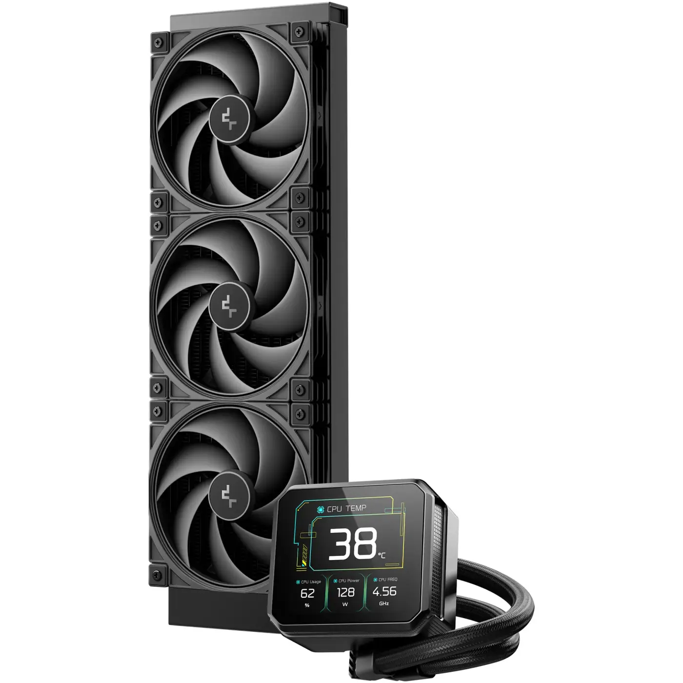 Купити Система водяного охолодження DeepCool Spartacus 360 Black (R-SPT360-BKDSMP-G-1) - фото 2