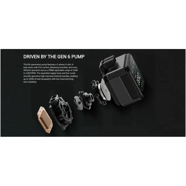 Купити Система водяного охолодження DeepCool Spartacus 360 Black (R-SPT360-BKDSMP-G-1) - фото 14