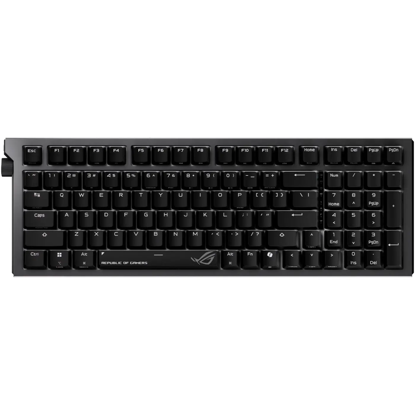 Купити Клавіатура Asus ROG Strix Morph 96 Wireless NX Snow V2 UKR ABS Black (90MP04IF-BKMA03) - фото 3