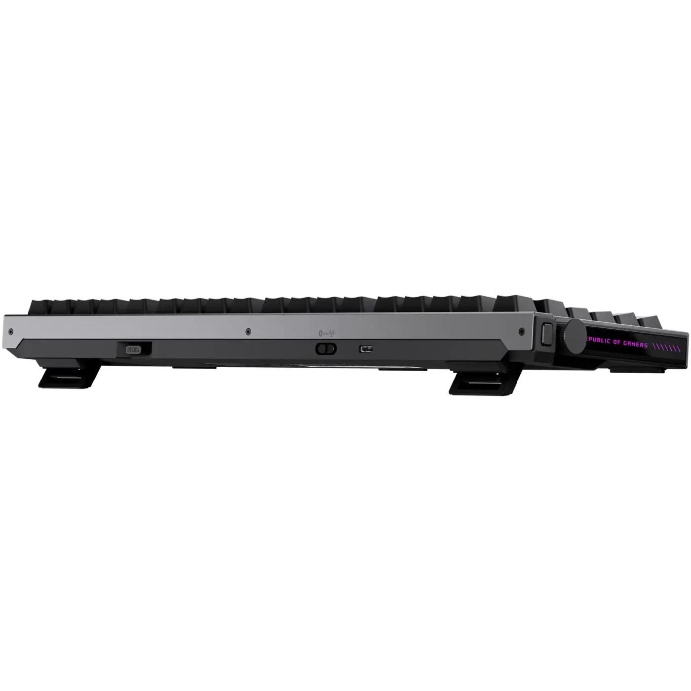 Купити Клавіатура Asus ROG Strix Morph 96 Wireless NX Snow V2 UKR ABS Black (90MP04IF-BKMA03) - фото 8