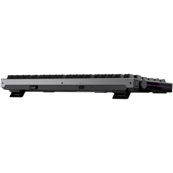 Купити Клавіатура Asus ROG Strix Morph 96 Wireless NX Snow V2 UKR ABS Black (90MP04IF-BKMA03) - фото 8