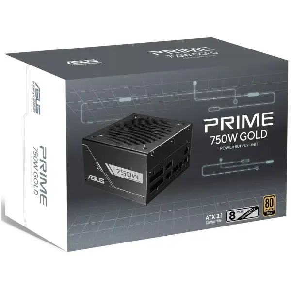 Купить Блок питания ASUS Prime 750W 80+ Gold (90YE00U3-B0NA00) - фото 10