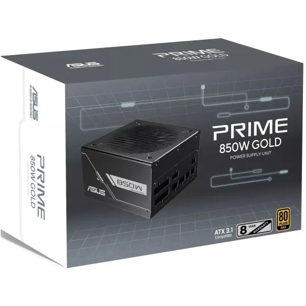 Купить Блок питания ASUS Prime 850W 80+ Gold (90YE00U2-B0NA00) - фото 10